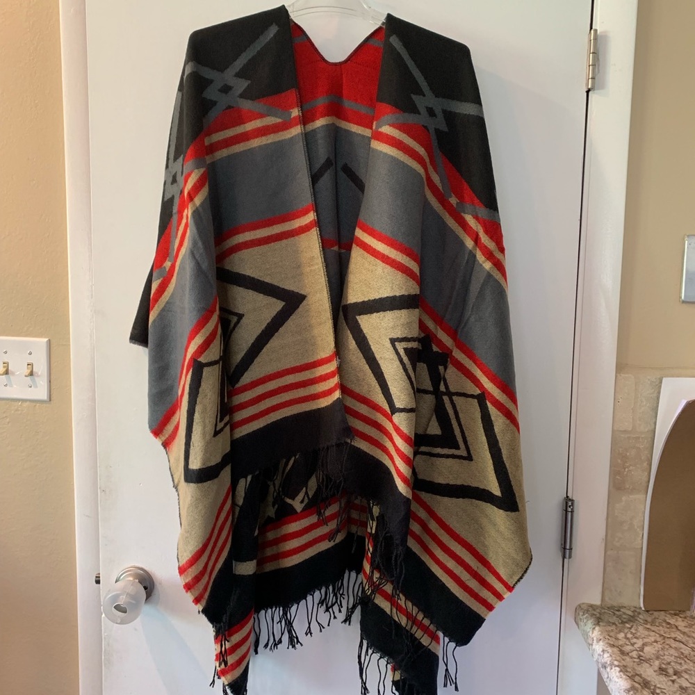 Native Inspired Poncho💥Final Sale💥